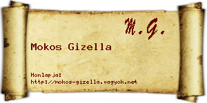 Mokos Gizella névjegykártya